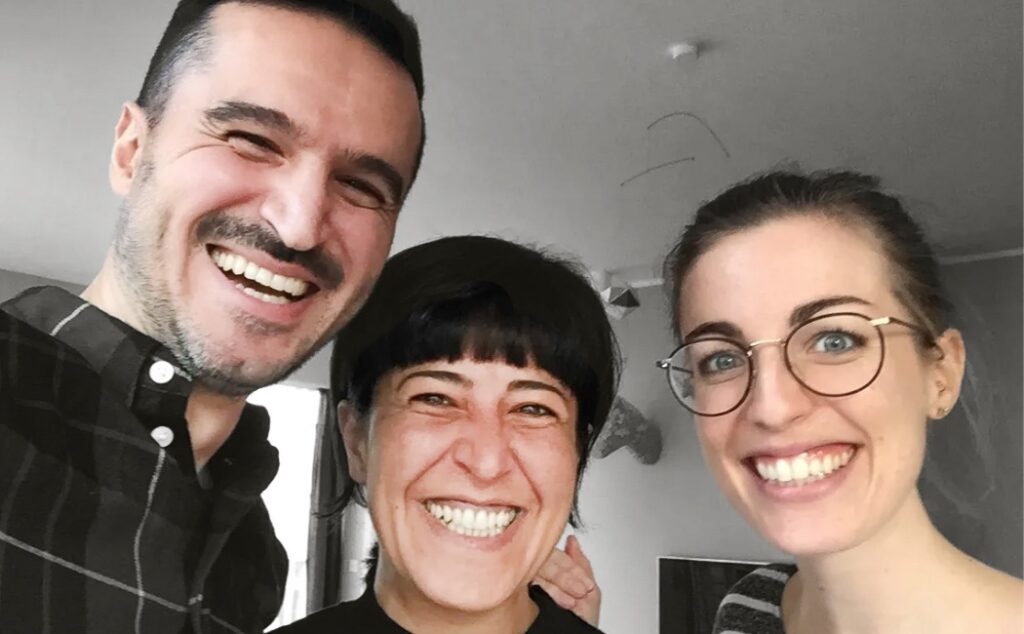 Reza, Rana and our freelancer Natalie